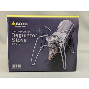 SOTO Single Burner ST-310 Outdoor Camping Compact Cassette Regulator Gas Stove